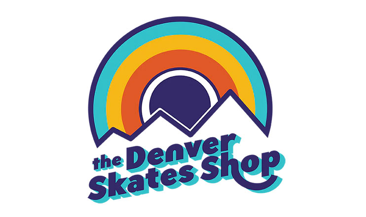 The logo for The Denver Skates Shop